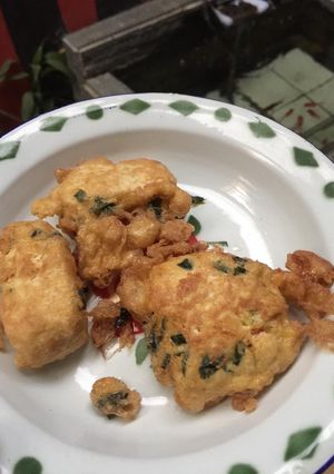 Foto resep Pepes tahu kelor goreng
