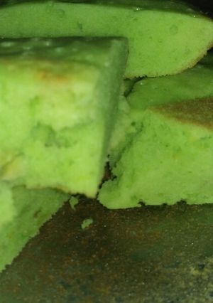 Foto resep Brownis pandan tanpa mixer dan oven