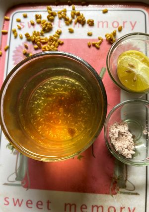 A picture of Fenugreek Cumin Lemon Detox water.