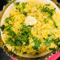 Khara Pongal (Khichadi) A picture of Khara Pongal (Khichadi).