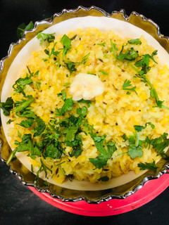 A picture of Khara Pongal (Khichadi).