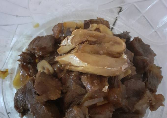 Cara Buat Sambal goreng daging sapi Simpel