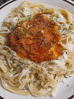 Una foto de Tagliatelle con salsa de ñora