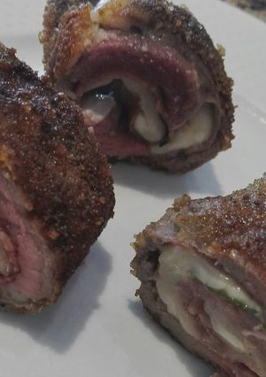 Foto principal de Rollitos de ternera con jamón y queso