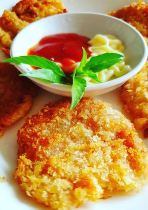Hình của món Mực chiên xù.