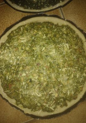 Una foto de Tarta de verduras y pollo