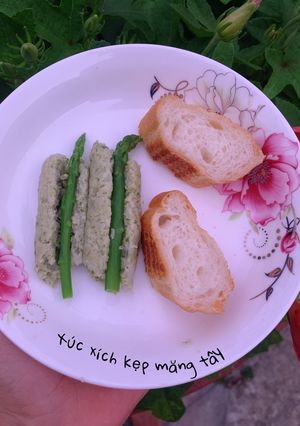 Hình của món Xúc xích cho bé ăn dặm.