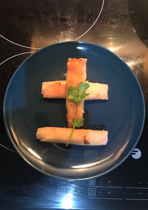 Una foto de Flamenquines de jamón y queso
