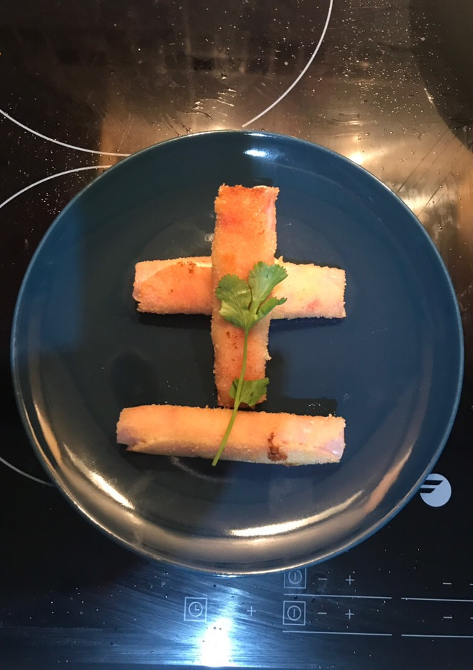 Una foto de Flamenquines de jamón y queso
