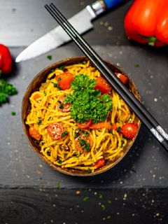 Tommys flotte gebratene Nudeln Rezepthauptbild