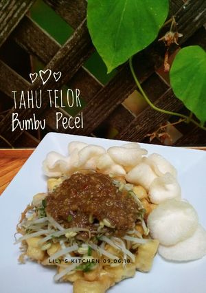 Foto resep Tahu Telur Bumbu Pecel