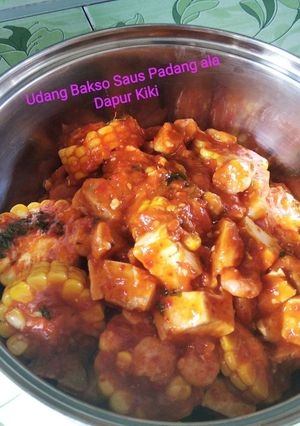 Foto resep Udang Bakso Saus Padang