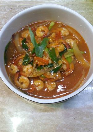 Foto resep Udang Saus Padang