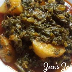 A picture of Aloo Suvaa Paalak.