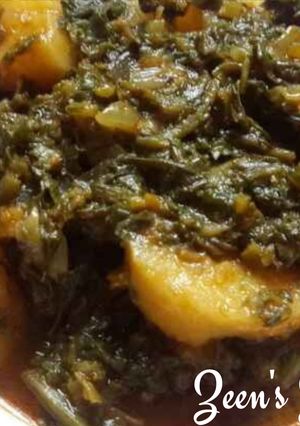 A picture of Aloo Suvaa Paalak.