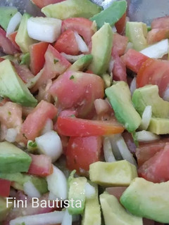 Una foto de Ensalada de aguacate