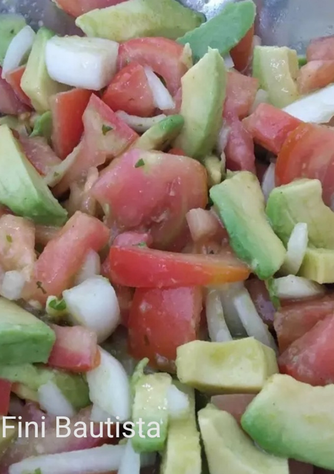 Una foto de Ensalada de aguacate
