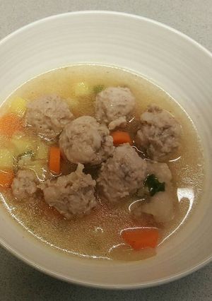 Foto resep Sop Bakso Ayam Sehat