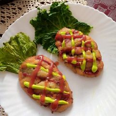A picture of Chicken kebab.