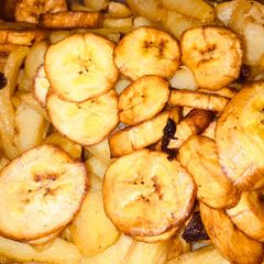 Fried plantain A picture of Fried plantain.
