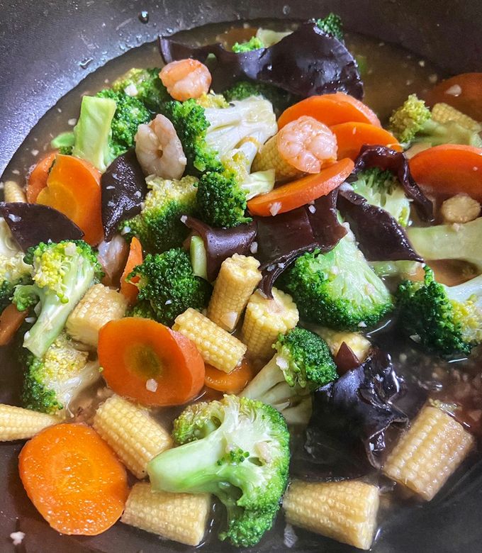 Foto resep Capcay Brokoli Jamur Kuping