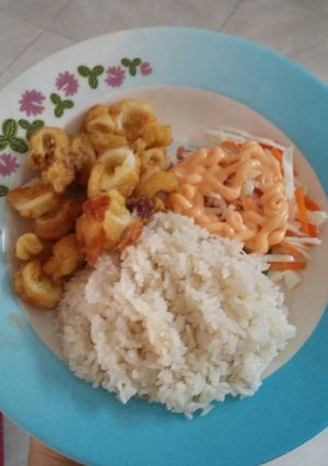 Foto resep Cumi Crispy Salad Mayonaise