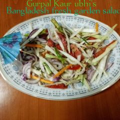 A picture of Bangladesh fresh garden salad 🥗.