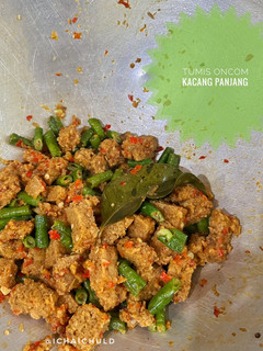 Foto resep Tumis Kacang Panjang Oncom