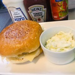 A picture of Egg Shami Burger.
