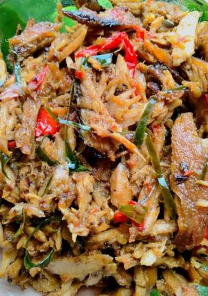 Foto resep Tongkol Suwir Pedas (kering)