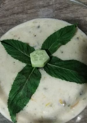 عکسی از دستور سوپ سفید کاملا گیاهی
