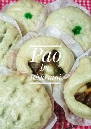 Foto resep Pao isi bakso sapi, Tuna, dan Kacang hijau 😊