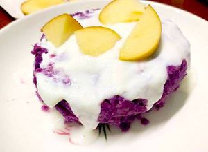 Hình của món Bánh Eatclean khoai lang tím sữa chua yến mạch 😂.