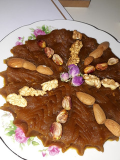 عکسی از دستور حلوا مغزدار