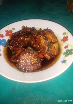 Foto resep Ikan pari asap sambal kecap (tanpa mecin dan penyedap)