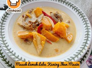 Gambar 👩‍🍳Masak Lemak Labu Kuning Ikan Masin 🎃