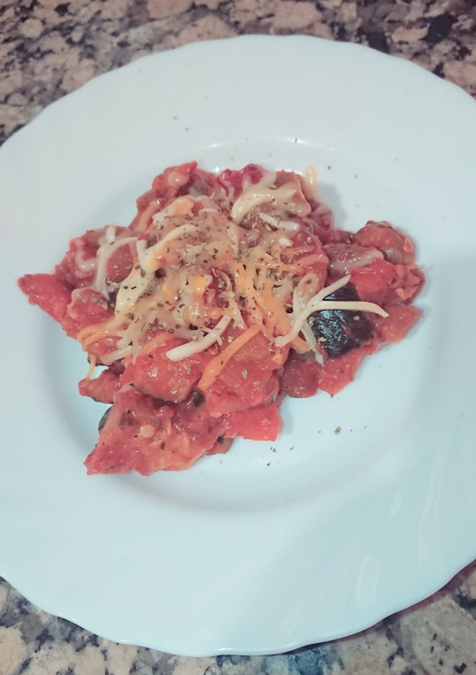 Una foto de Pisto de verduras con tomate