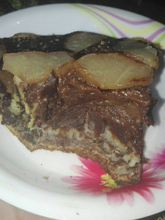 Una foto de Bizcocho (Brownie) marmolado en olla essen