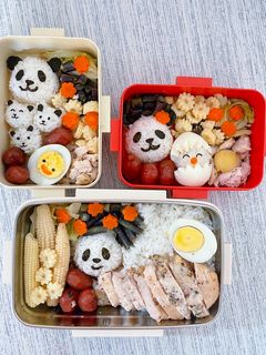 【兒童便當】可愛熊貓造型主題 的食譜成品照片
