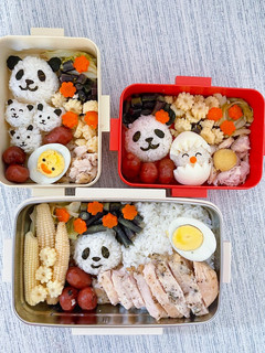 【兒童便當】可愛熊貓造型主題 的食譜成品照片