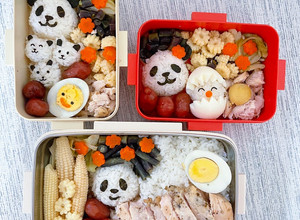 【兒童便當】可愛熊貓造型主題 的食譜成品照片