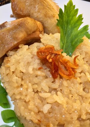 Foto resep Nasi Ayam Hainam in rice cooker