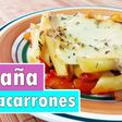 Lasaña de macarrones