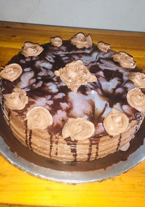 A picture of My Chocolate cake.