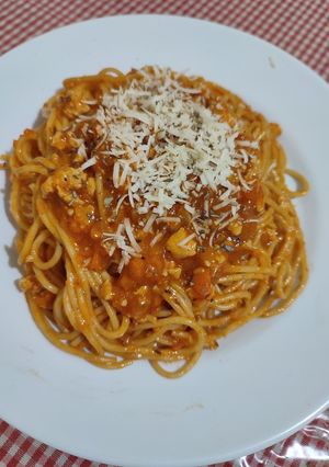 Foto resep Spaghetti Bolognesse Ayam