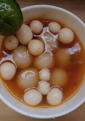 Foto resep Bakso aci/cilok kuah