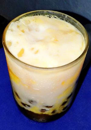 Foto resep Milkshake orange bubble