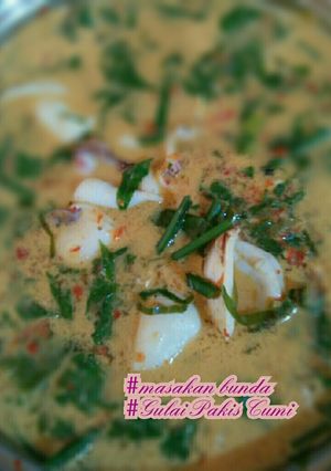 Foto resep GULAI PAKIS CUMI #BikinRamadanBerkesan
