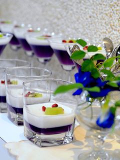 ♦泰泰風食尚廚房♦泰式甜品藍花凍奶酪 的食譜成品照片