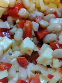 Una foto de Ensalada de alubias